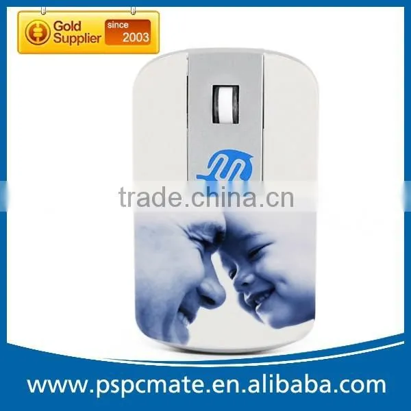High Quality Promotional Gift Wireless Weblink Mouse with full color printing