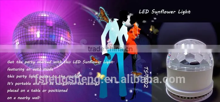 Magic color effects christmas led crystal ball indoor lighting