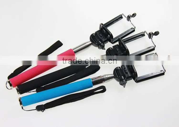 Extendable Handheld Flexible selfie stick monopod Universal mobile phone selfie holder