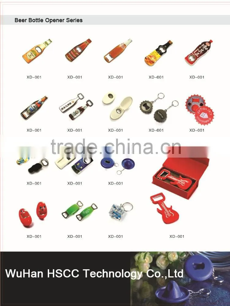 Amazon ebay hot selling customized stainless steel bear bottle opener for business gift