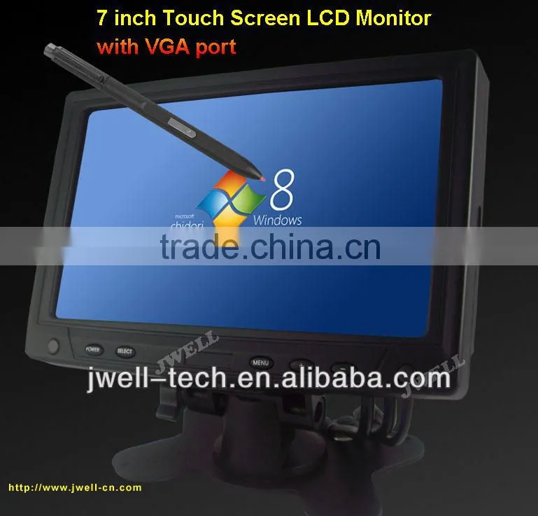 7 inch lcd monitor with hdmi input wholsale price with BNC VGA AV