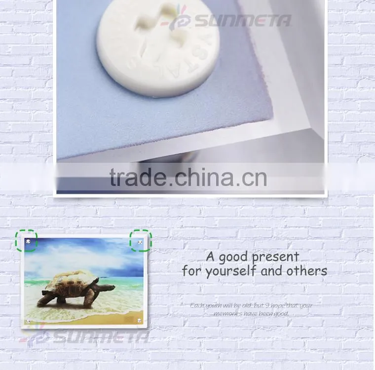 Sunmeta factory directly high quality blank sublimation glass photo frame BL-13