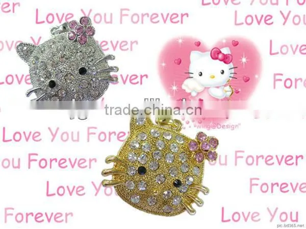 Lovely Jewellery Gift Hello Kitty USB, Hello Kitty Pen Drive for Promotion