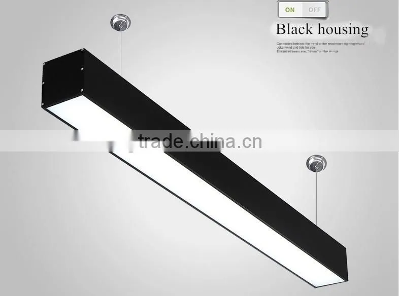 led linear pendant light/LED office pendant light/Linear suspended LED light 4000ml