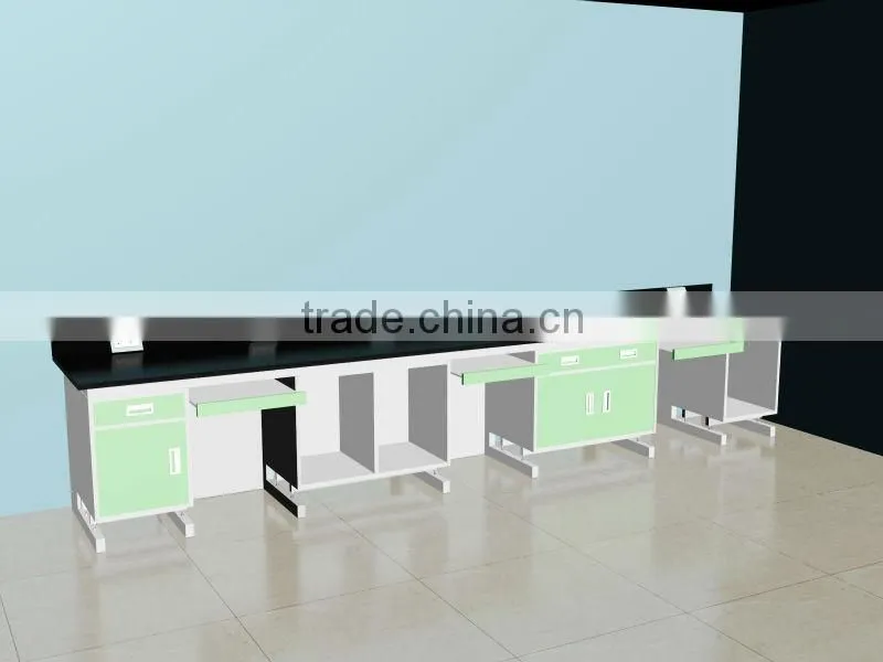 Epoxy powder coating Steel Lab bench steel lab center bench