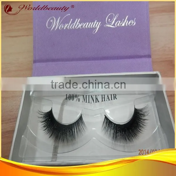 wholesale 2014 new style eyelash very natural,faux mink false eyelash