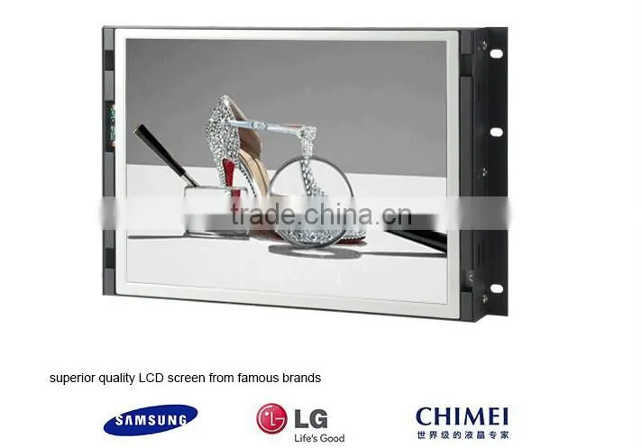 FlintStone 15 inch kiosk advertising screen, retail display video screen, commercial advertising LCD screen