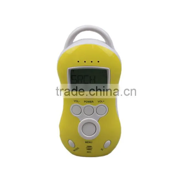 audio baby monitor with two way talk, baby monitor with tempreture warnning funtion JVE-2010
