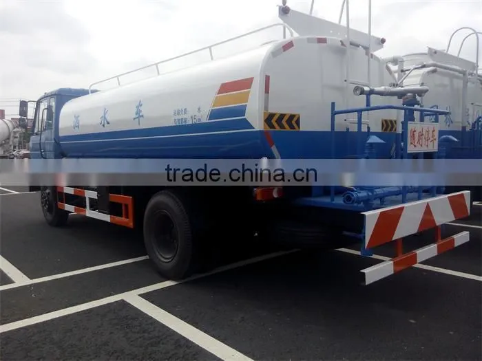 2015 factory sale Dongfeng 12 ton water tanker truck