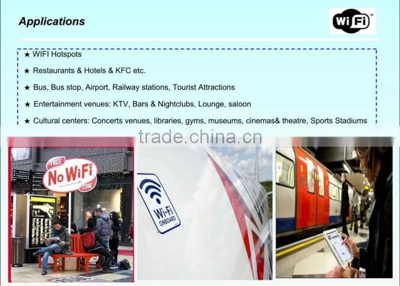 LTE 3G/4G Linux Long Range Bus WiFi Marketing Equipment