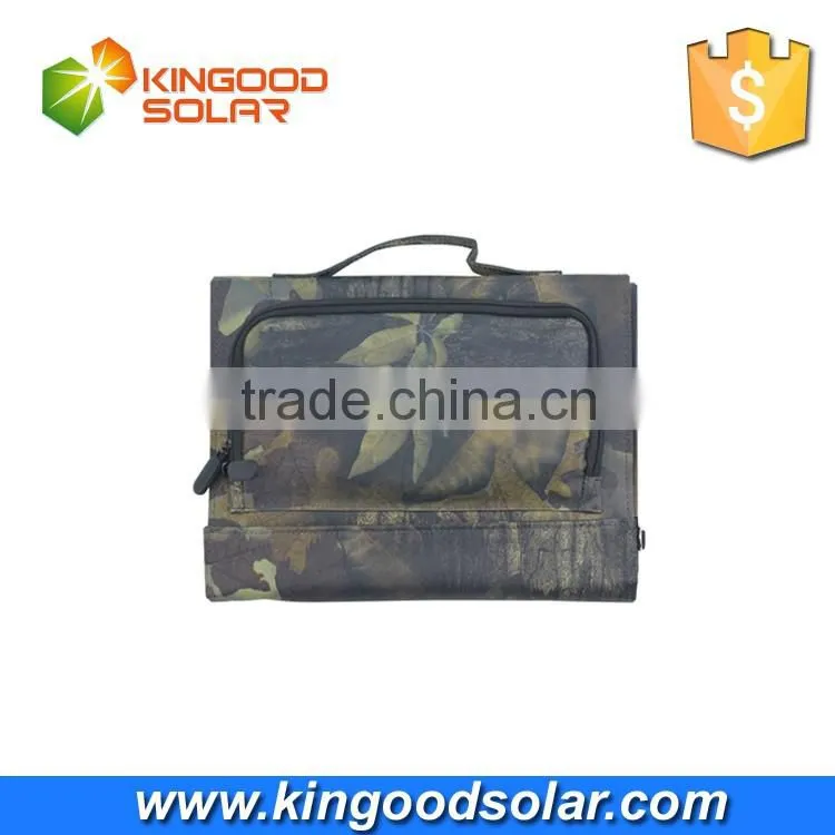 2016 newest charged product foldable solar charger 7W/flexible soalr panel usb