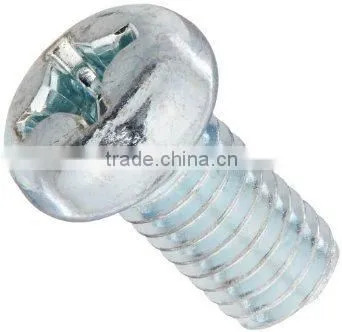 Full Threaded Phillips Slotted Raised Countersunk Head Machine Screw With Different Size Are Acceptable