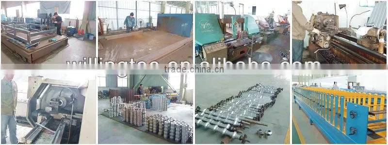 steel C purlins steel roll forming machine