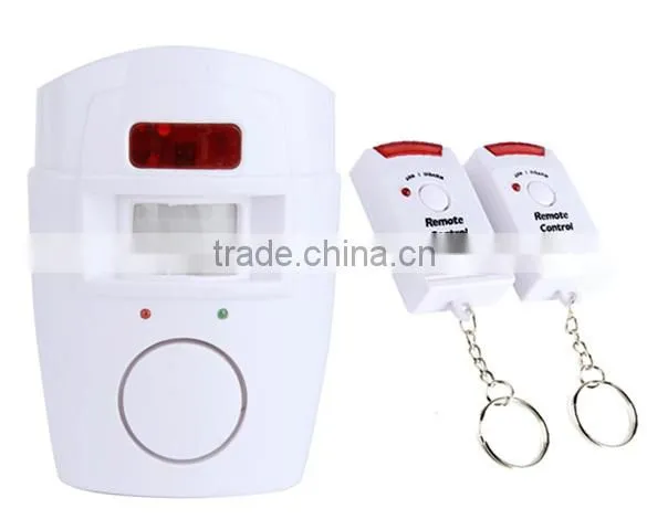 New Motion Sensor PIR Gate Wireless Home Alarm with 2 Remote Controls SV002758