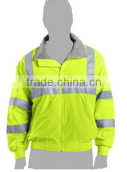 high visibility winter construction keep warm reflective work safety workwear jacket