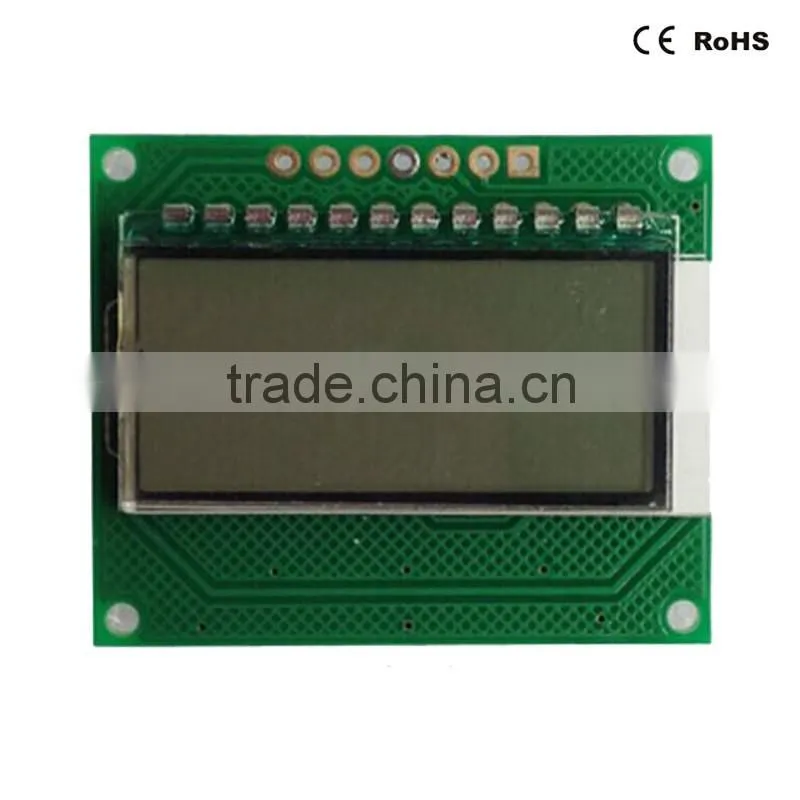 TN Positive monochrome 7 Segment LCD display module