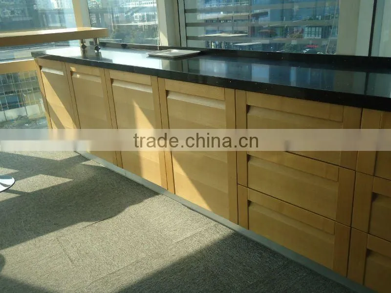 Hot sale timber veneer kitchen cupboard