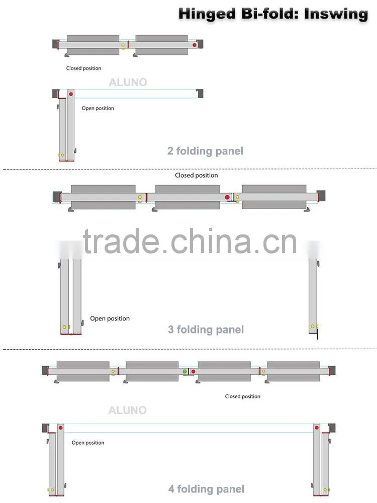 Aluminium Louvered Bifold Shutters/Louvered Bifold Window Shutters for Outdoor