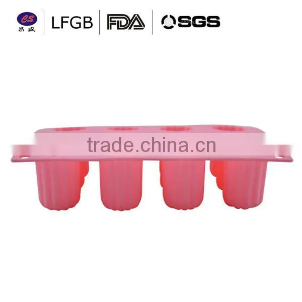 High quality fashionable professionable cup shape Silicone Ice cube Tray