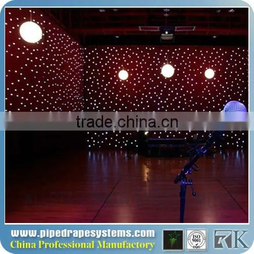 Cheap RK Colorful LED Star Curtain Backdrop For Christmas