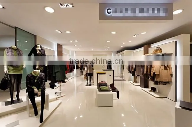 Custom good quality fashion retail clothes shop clothing store display furniture
