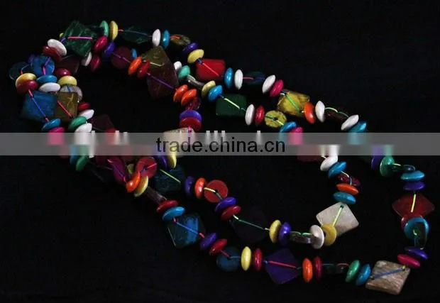Hot Sale Fashionable National Features Colorful Necklace