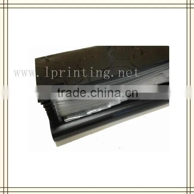 Customized document plastic closure folder, stationery printing service