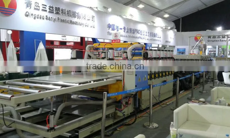 wood plastic composite board making machine