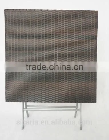 rattan outdoor furniture folding garden table