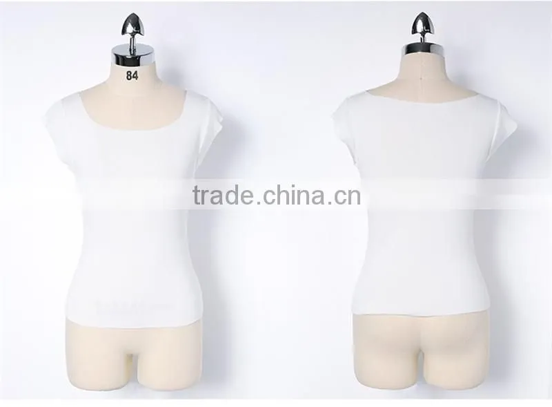 Fashion Korea Boat Neck Women Ladies Knitted Slim T Shirt Sleeveless Blouse Ladies Casual Tops latest design