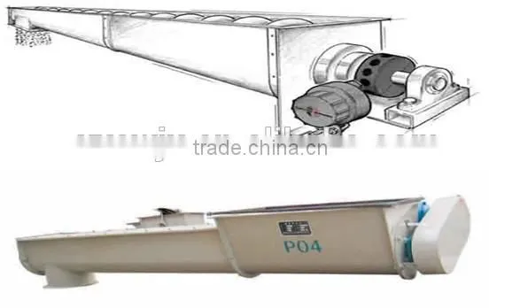 Screw Conveyor System Structure No-clogging auger conveyor