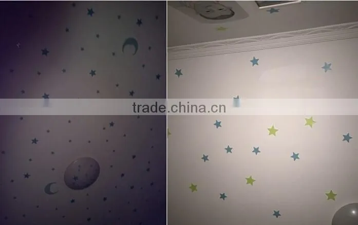 Hot Glow in the Dark Bedroom Sticker Wall Art Star Moon Decor DIY Stickers