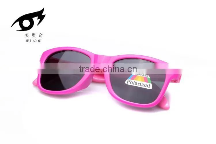 New product Manufacturers selling silicone polarizing sunglasses cute kids glasses