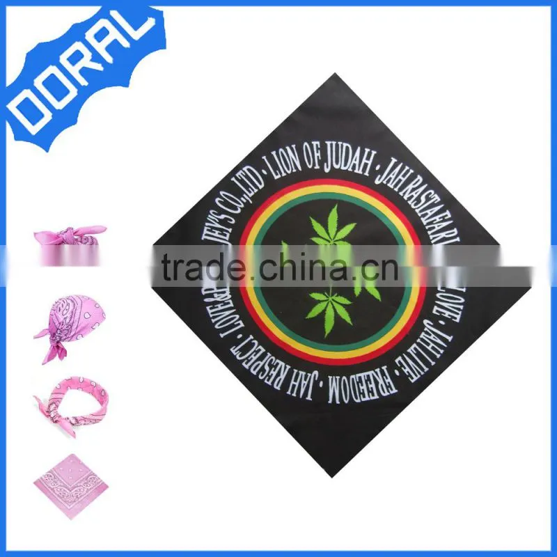 Customized Design your own logo Square Cotton Bandana