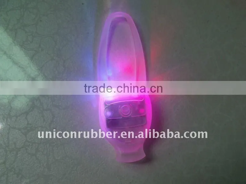 rubber led bike front light and rear light.