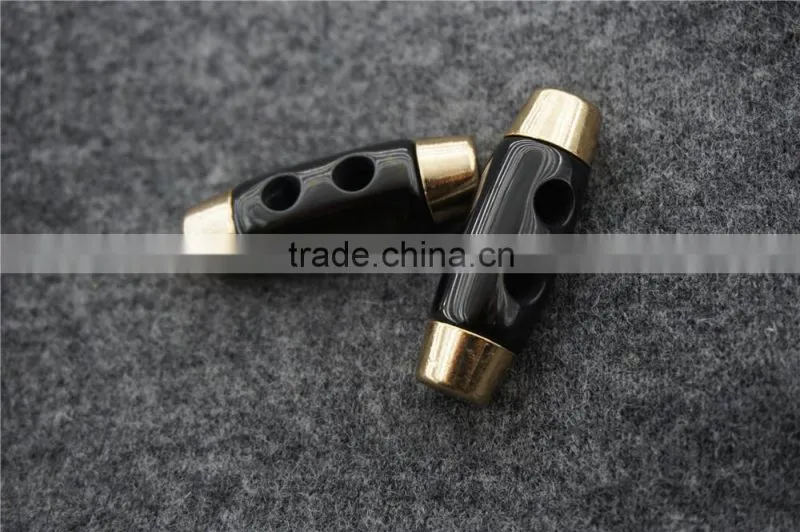 FASHION METAL RESIN HORN shank button