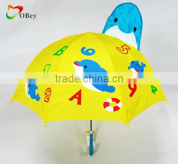 New arrival cute kid umbrella with dolphin
