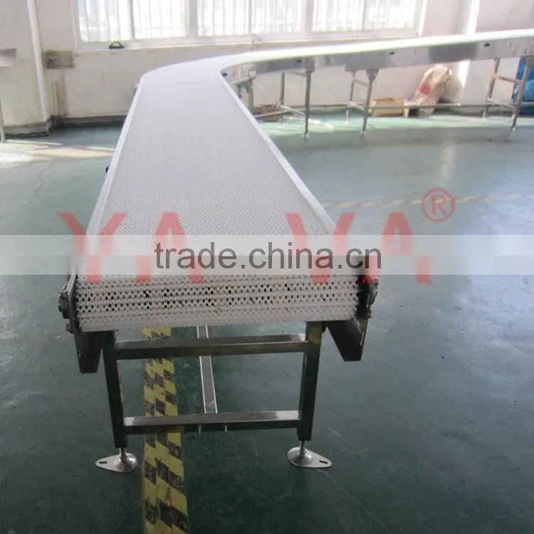 Automatic production line curve modular conveyor