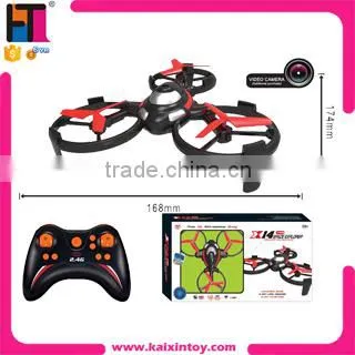 2.4G 4 channel remote control drone with gyroscope with camera