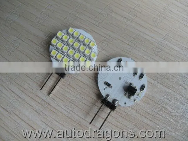 g4 led bulb G4 24SMD 12V LED Auto Bulb Ultra bright high intensity white light