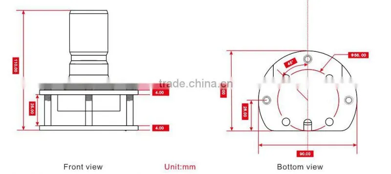 Angle Sensing Declination Switch with Alarm Function