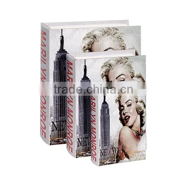customized wooden packaging book box
