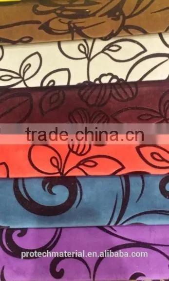 High Quality Sofa Fabic With Printing Flower