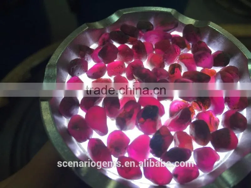 High Quality Natural Purple Garnet Rough 5-6/6-8/8MM plus