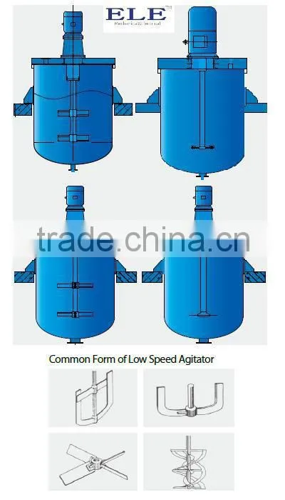 SS304 or SS316L Stainless Steel Mixer Reactor Mixing Tank