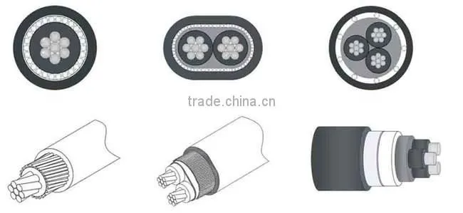 2x10mm2 8000 series aluminum Alloy concentric cable flat Concentric Cable
