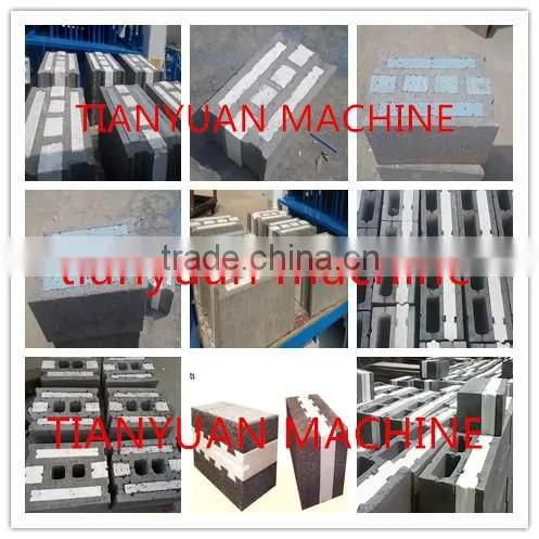 full automatic hydraulic insulation concrete block production line, Large EPS concrete brick making machine