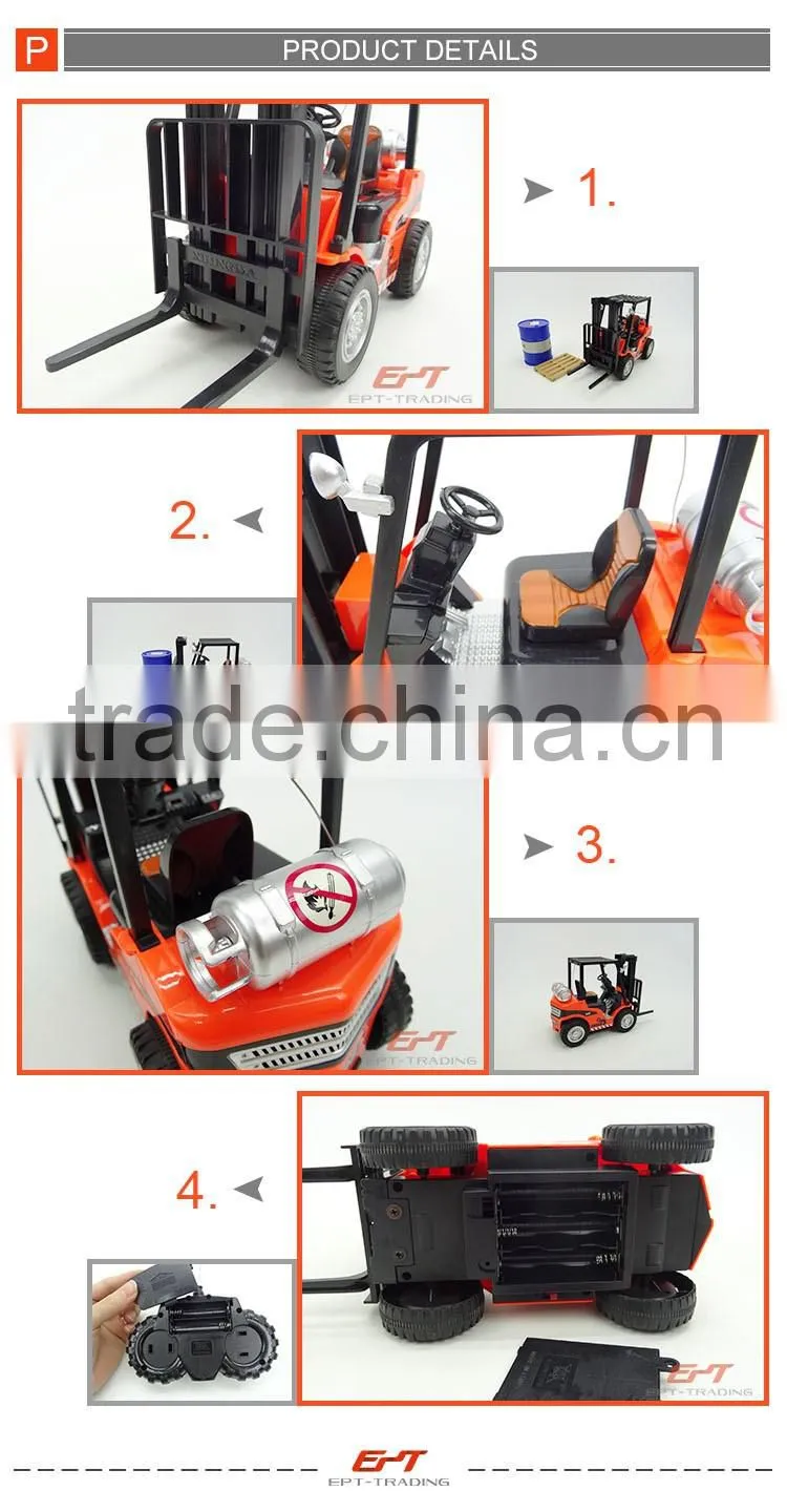 Hot sale kids rc toy remote control forklift truck for kids