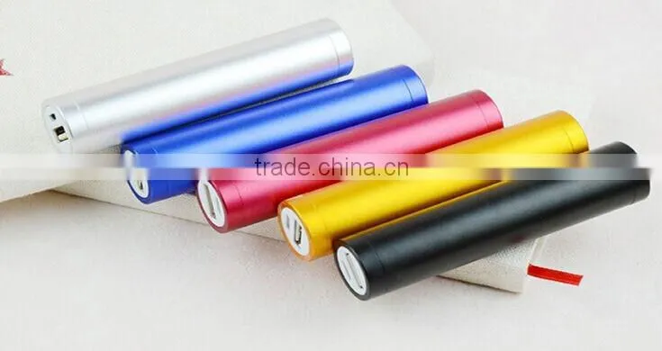 Aluminium Alloy Powerbank with LED Light 2200mah Power Bank