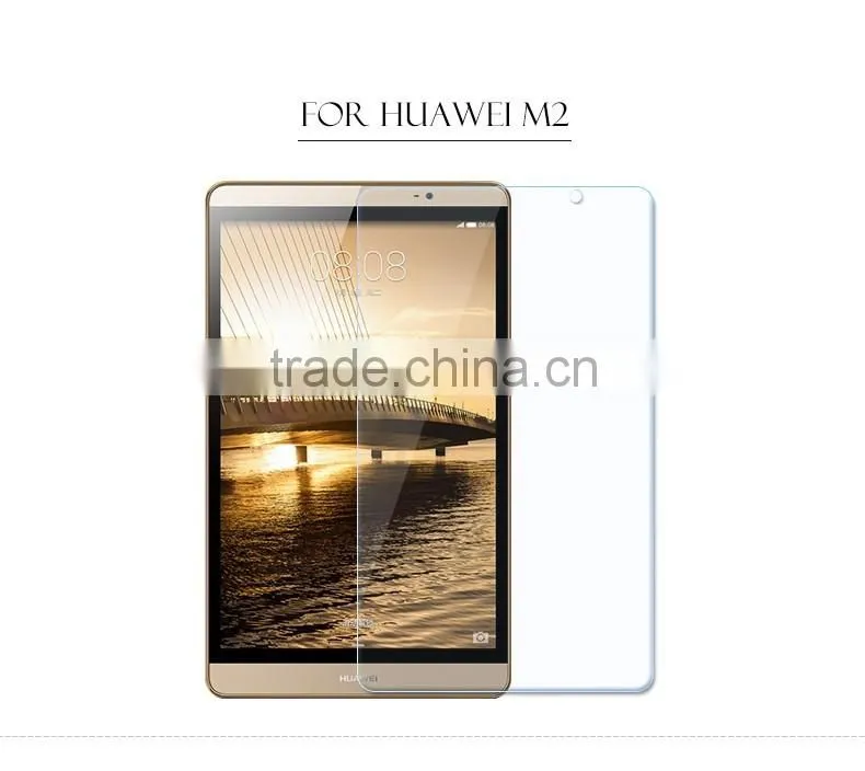 Factory Price Ultra Thin High Clear Water Proof Tempered Glass Tablet Screen Guard Film For Huawei M2 Tablet Glass Film.